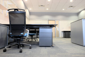 Office Furniture Jackson TN Office with new modern furniture including desks, cupboards, filing cabinets and chairs.